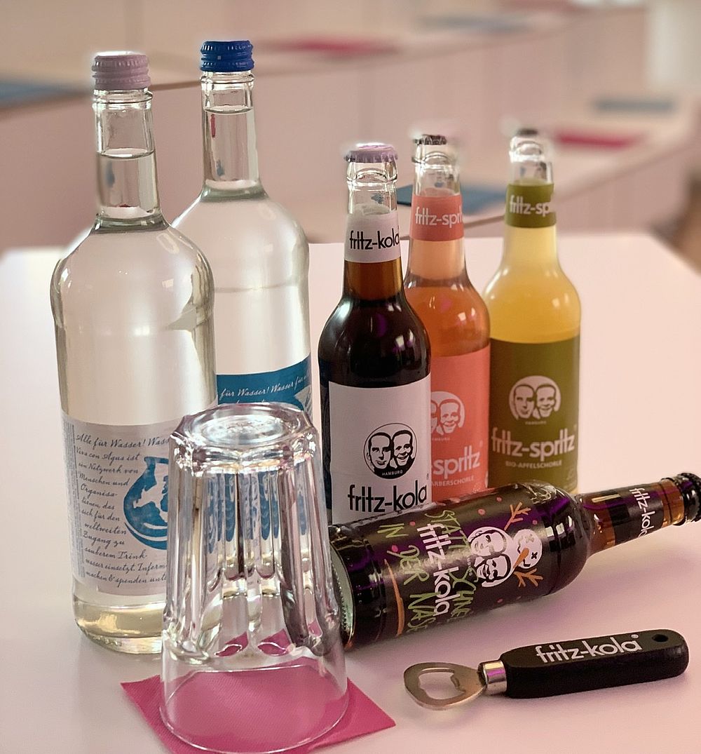 Drinkauswahl hell